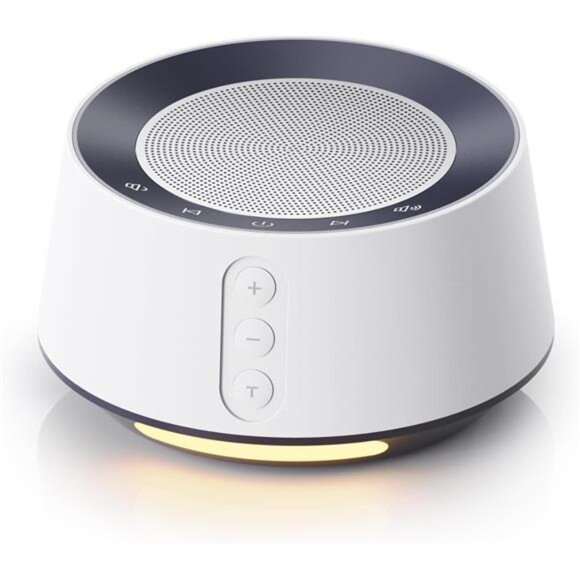 White Noise Sound Machine with 14 Soothing Sounds and 10 Levels Night - Picture 1 of 7